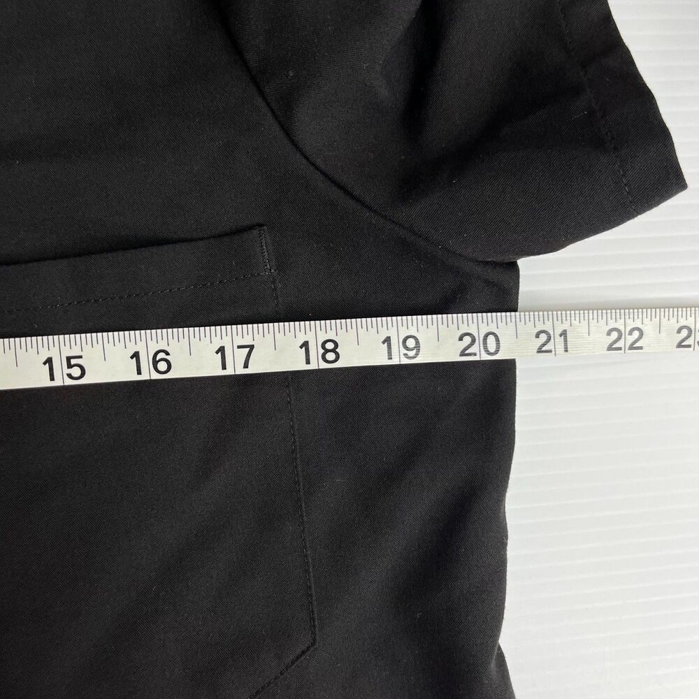 Figs Womens Scrub Set M Black Top Jogger Pants Technical Collection Stretch - Picture 6 of 12